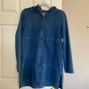 Pure Jill Indigo Knit Jacket/Topper